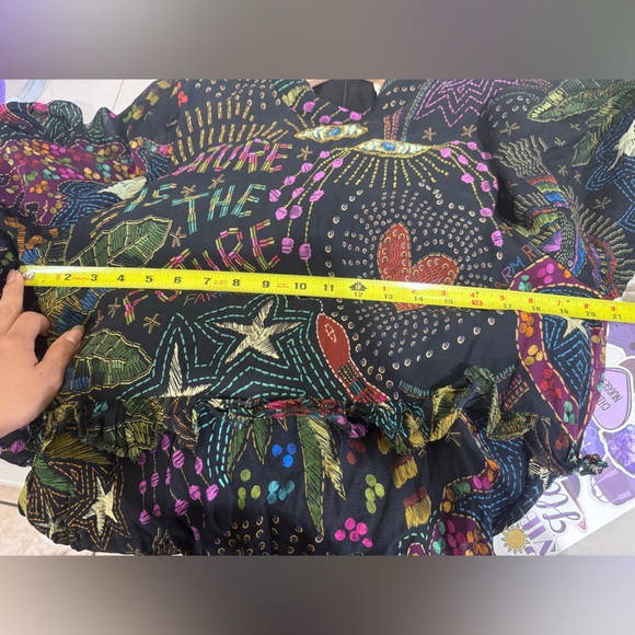 FARM Rio Colorful Patterned Long Sleeve Dress - Picture 4 of 5